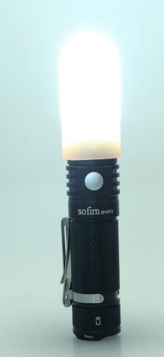 Flashlight diffuser with 20 mm inner diameter