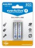 2x rechargeable everActive R03/AAA Ni-MH 800 mAh ready to use