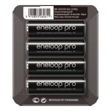 Panasonic 4th Generation Eneloop Pro Rechargeable Batteries