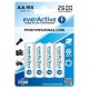 everActive R6 / AA 2600mAh 1.2 V Ni-Mh rechargeable battery, 4 pcs