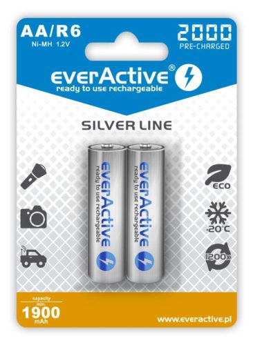 everActive R6 / AA 2000mAh 1.2 V Ni-Mh rechargeable battery