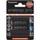 2x Panasonic Eneloop PRO R6/AA 2500mAh Ni-MH BK-3HCDE + Rechargeable battery packs