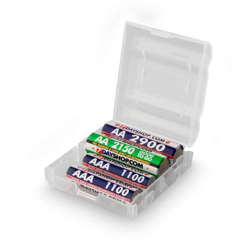 AA (14500) battery case for 4x 