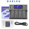 LiitoKala Lii-D4XL 21700 Battery Charger For 18650 18350 26650 16340 14500 3.7v 1.2V 3.2V Ni-MH/Cd,AA AAA SC D C battery charger