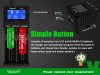 Vapcell SU2 battery fast charger for Ni-Mh, 1.5V, and 3.6V Li-ion batteries