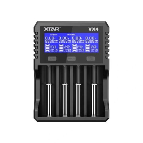 Xtar VX4 battery charger with test function for ALL batteries