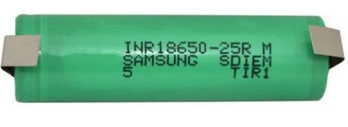 Sumsang INR18650-25R 2500mAh - 20A with U tabs