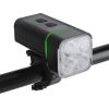 Boruit 2595 front bike light with 4 led, 2000 lumen, 200 meter rangre