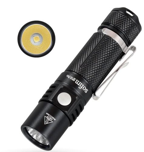 Sofirn SP10 Pro Powerful 900lm EDC Flashlight LH351D LED Torch Rechargeable 14500 AA Mini Portable Lantern Anduril 2.0