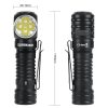 Sofirn HS41 4000 Lumens Rechargeable Headlamp USB C Right Angle Headlight Powerful 21700 light