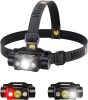 Wurkkos HD50 4000 Lumens Rechargeable Headlamp USB C Right Angle Headlight Powerful 21700 light