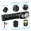 Wurkkos HD20 USB C Rechargeable Headlamp 21700 Flashlight 2000lm Dual LED LH351D and XPL with Magnetic Tail