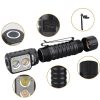 Wurkkos HD15R Dual LEDs Headlamp, Angle Flashlight with Red Beam Mode, Replaceable short tube included, Rechargeable 18650 Headlamp with Reverse Charging