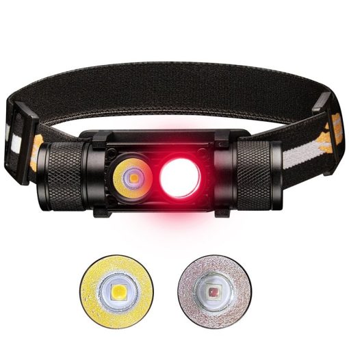 Sofirn HS41 4000 Lumens Rechargeable Headlamp USB C Right Angle Headlight  Powerful 21700 light