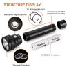 Wurkkos DL40 Powerful 5000lm Diving Light with 4*LH351D 90CRI 26650 Underwater Torch 5000K