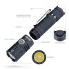 Wurkkos TD04 XHP50D HI Rechargeable Flashlight USB-C 3000 lumens Torch IP68 Waterproof EDC Tail Switch,21700 Battery Two Mode Group Tactical