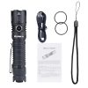 Wurkkos TD04 XHP50D HI Rechargeable Flashlight USB-C 3000 lumens Torch IP68 Waterproof EDC Tail Switch,21700 Battery Two Mode Group Tactical