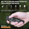 Wurkkos HD01 Rechargeable EDC Flashlight with Front Sport Light and Side flood light (90CRI)/RGB Light/Dual Switch/Magnetic Tail