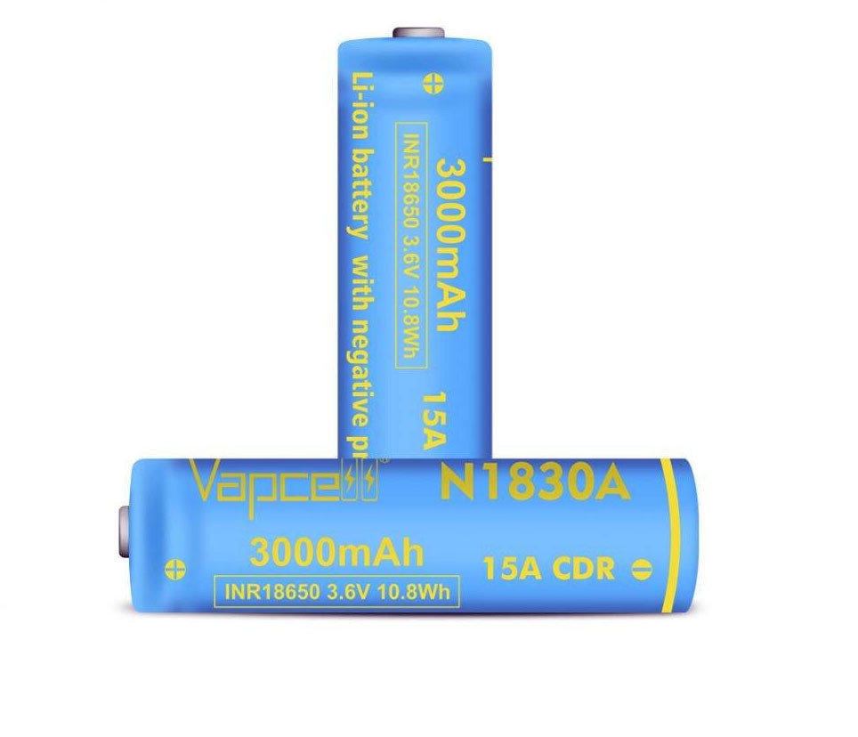 Molicel INR-18650-P30B, 3.6 Volt 3000mAh Lithium-Ion Cell