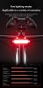 ROCKBROS Bionic Frog Rear Light Bike Taillight LED Type-C Charging 5 Modes Safe Warning Cycling Tail Light Rear Bicycle Lamp